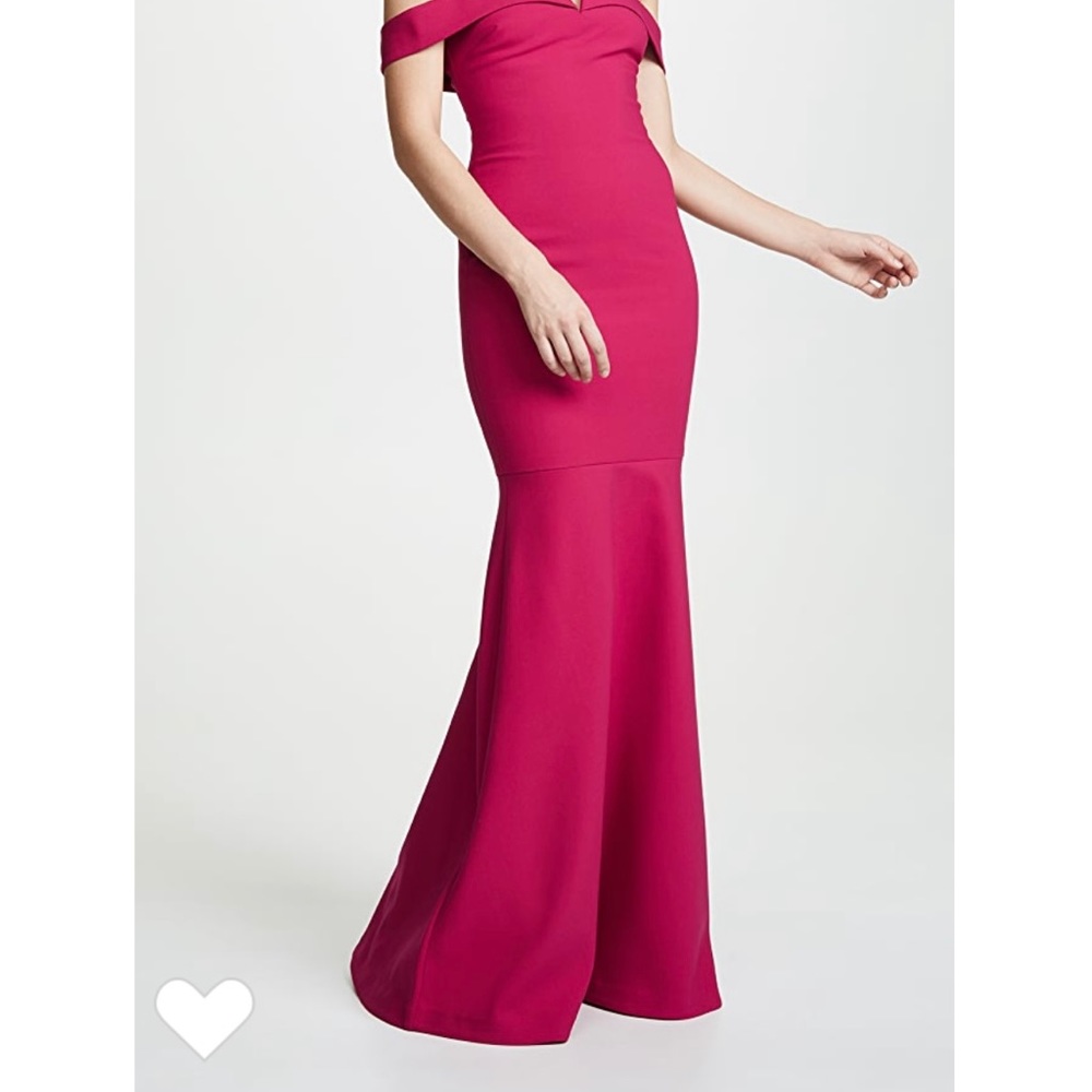 Likely Misisco Off-The-Shoulder Trumpet Hem Gown